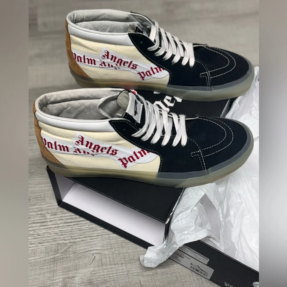 Palm Angels X Vans Vault Sk8 Mid Vlt Lx - Picture 3 of 16